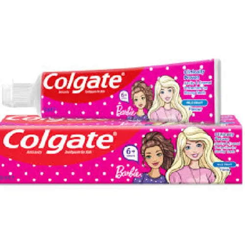 Colgate Kids Girls Anticavity Fluoride Toothpaste 6+ Barbie 50 Ml 1 Pc