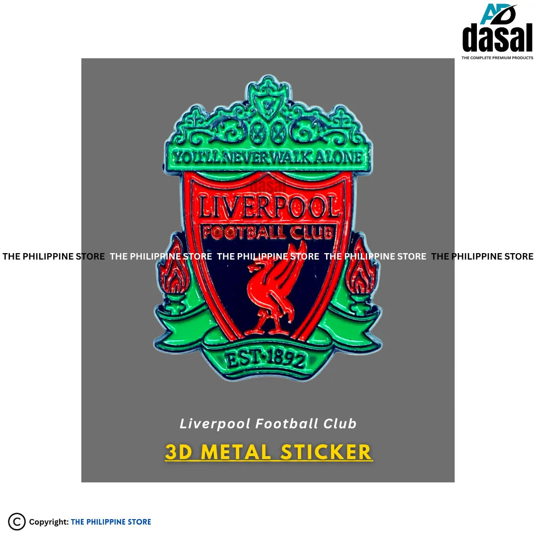 3D Metal Sticker- Liverpool Football Club