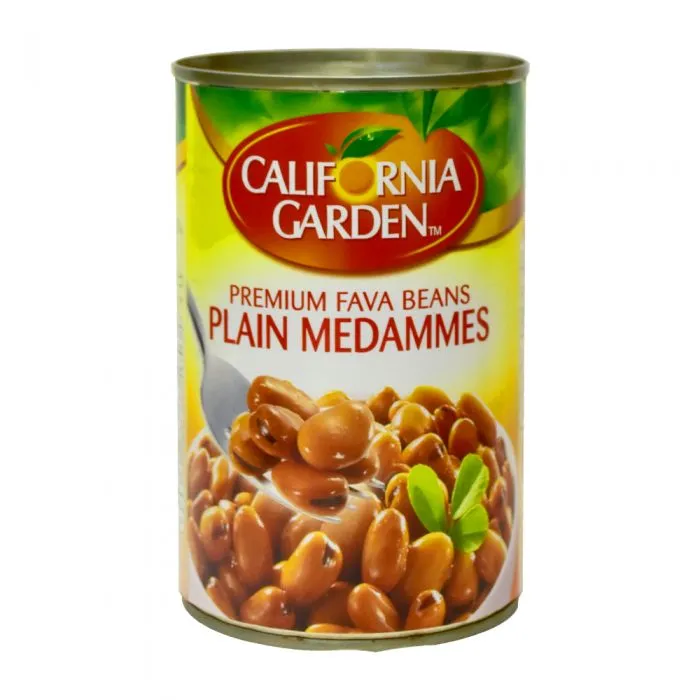 California Garden Premium Fava Beans Plain Medammes 450g