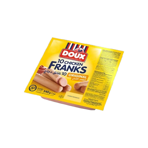 Doux Original Chicken Franks, 340G
