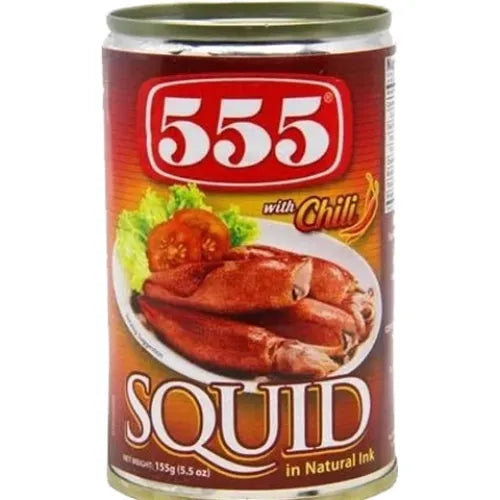 555 Squid Natural Ink With Chilli Red 155 G