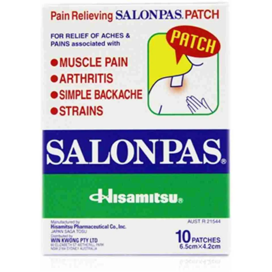 Salonpas Pain Relieving Patches, Small