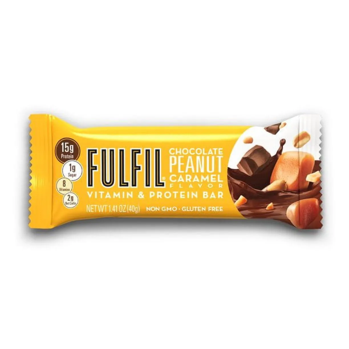 Fulfil Peanut & Caramel Protein Bar, 55G