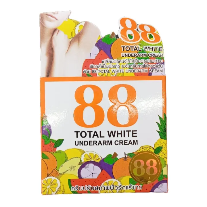 88 Total White Underarm Cream, 35G