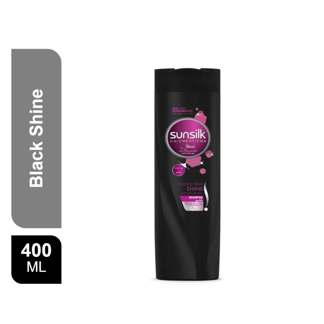 Sunsilk Stunning Black Shine Shampoo, 400Ml