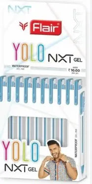 Flair Yolo Nxt Gel Pen - Pack Of 10