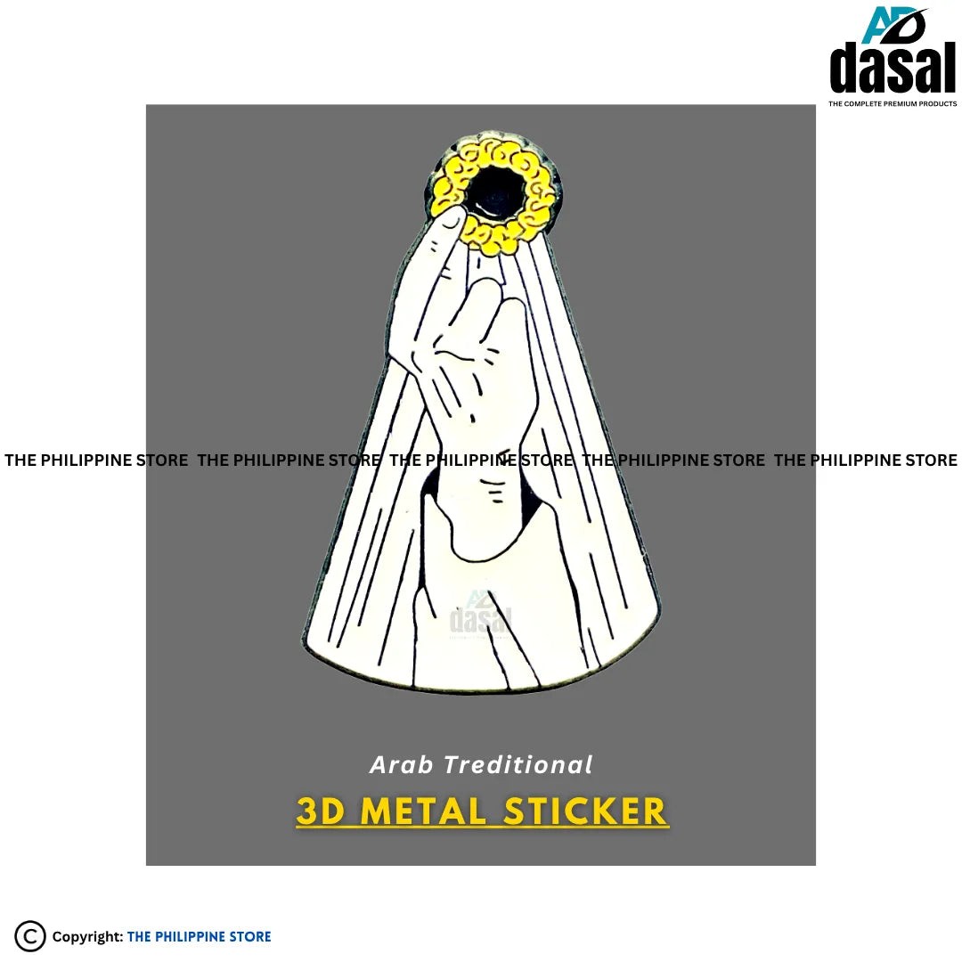 3D Metal Sticker- Arab Treditional