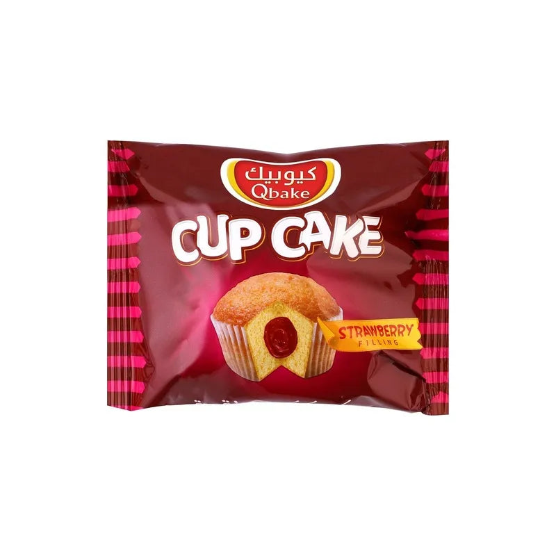 Q Bake Cup Cake Strawberry 30Gm
