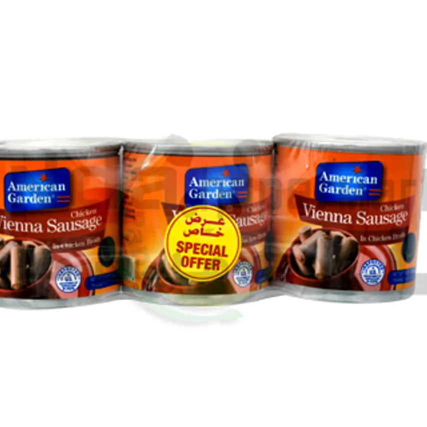 American Garden Vienna Sausage 142g X3 Prm