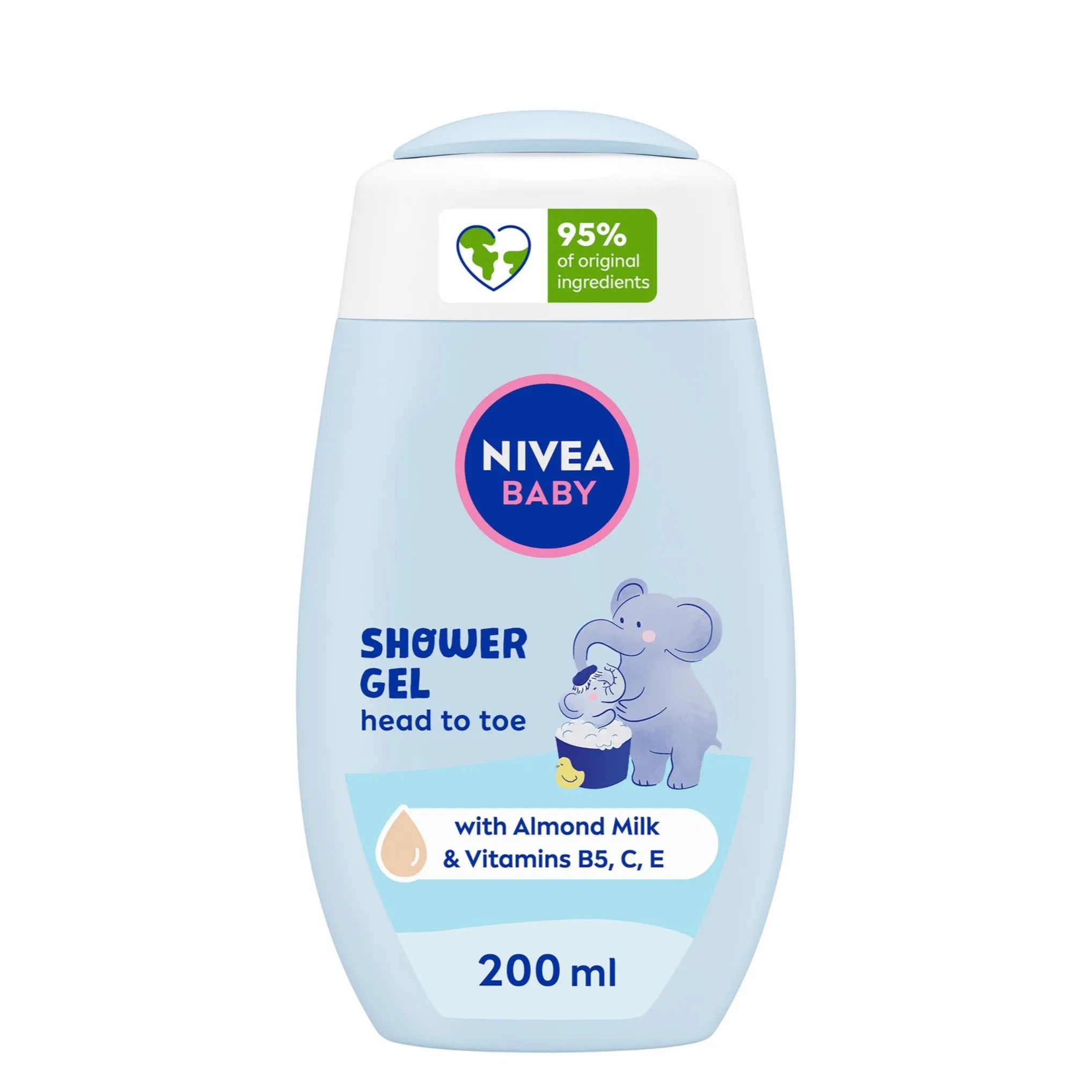 Nivea Nv708 Head To Toe Baby Shampoo & Bath , 200ml