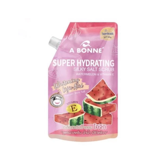 A BONNE SILKY SALT SCRUB 350GM WATERMELON