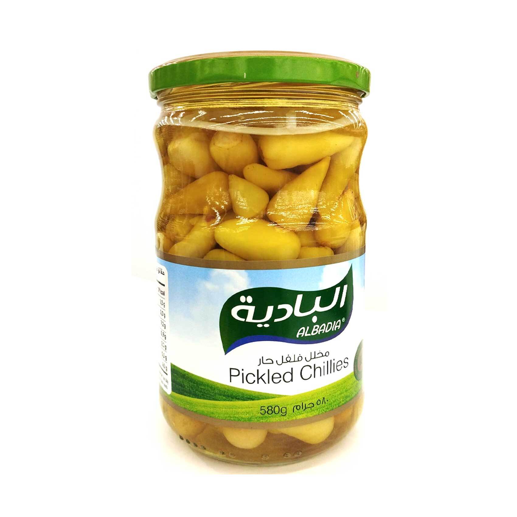 ALBADIA CHILLIES PICKLE 580 GM