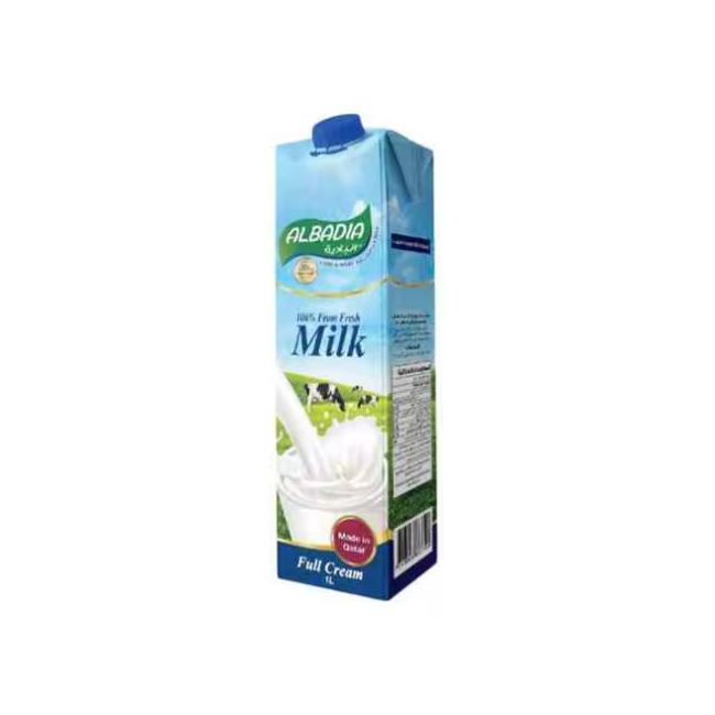 AL BADIA FULL CREAM MILK 1 LTR