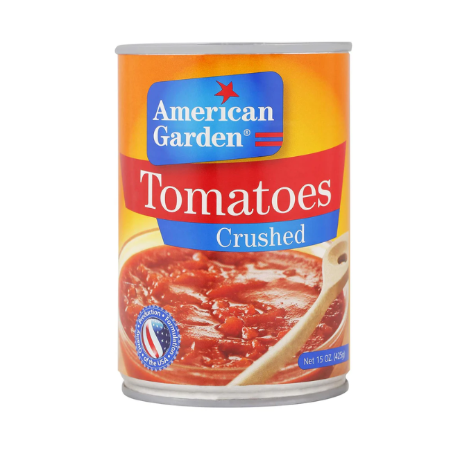 AMERICAN GARDEN TOMATOES CRUSHED 425G