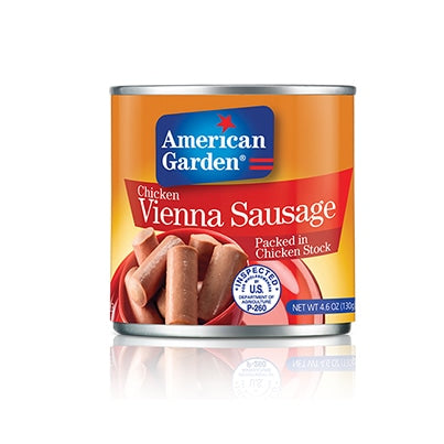 AMERICAN GARDEN VIENNA SAUSAGE 91GM X4