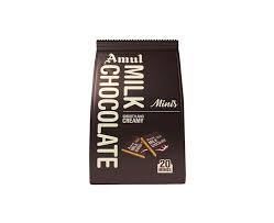 AMUL MILK CHOCOLATE MIN 20 POUCH
