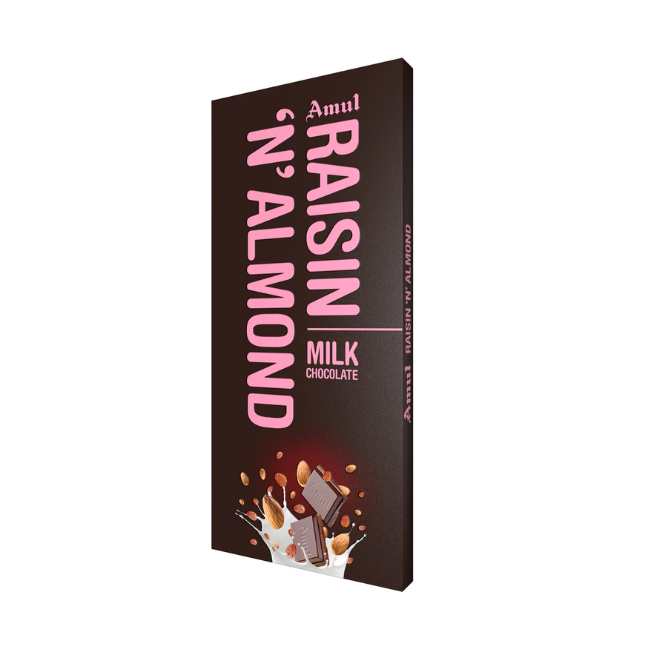 AMUL MILK CHOCOLATE RAISIN 150 GM