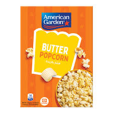 American Garden Microwave Butter Popcorn, Gluten Free, 273g