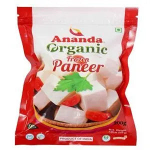 Ananda Organic Frozen Paneer Cube 200 Gm