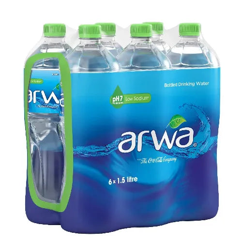 Arwa Bottled Drinking Water 6 x 1.5 Liters