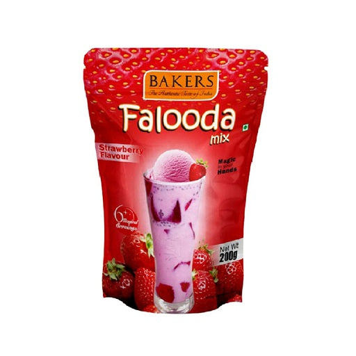 BAKERS FALOODA MIX 200GM STRAWBERRY