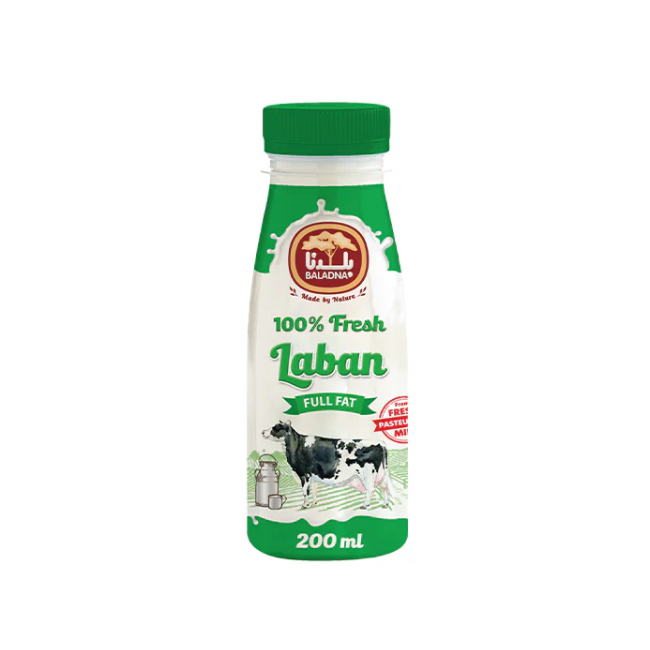BALADNA FRESH LABAN FULL FAT 200 ML