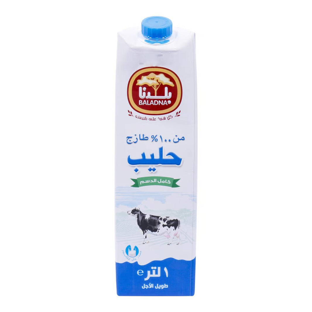 BALADNA LONG LIFE MILK 1 L FULL FAT  AWF
