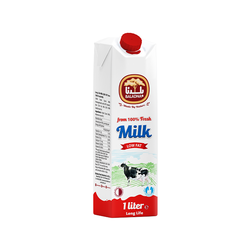 BALADNA LONG LIFE MILK LOWFAT 1 LTR