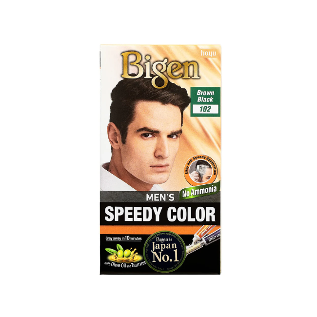 BIGEN SPEEDY COLOR BROWN BLACK 102