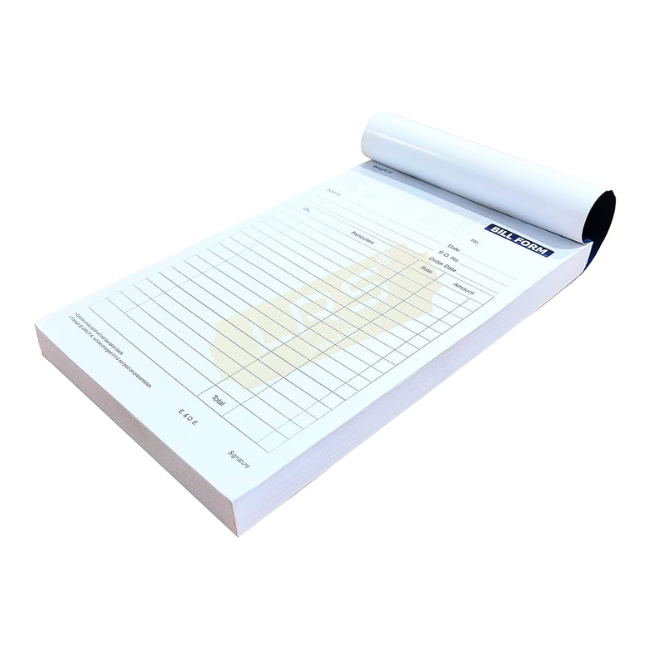 BILL BOOK CASH INVOICE BOOK