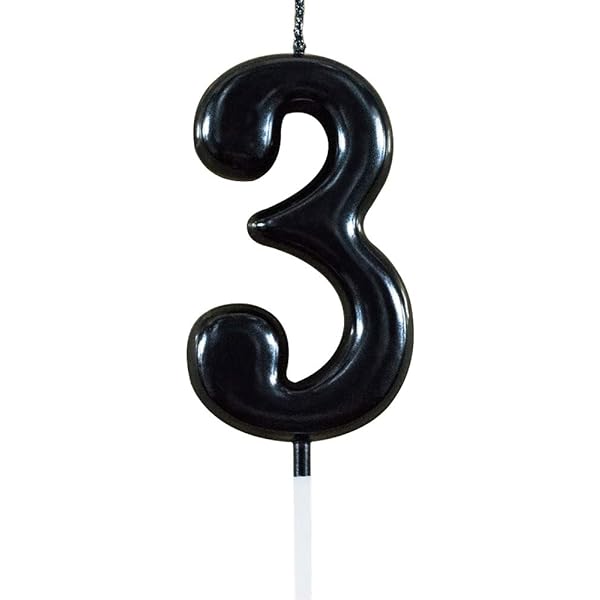 BIRTHDAY CANDLE NO 3