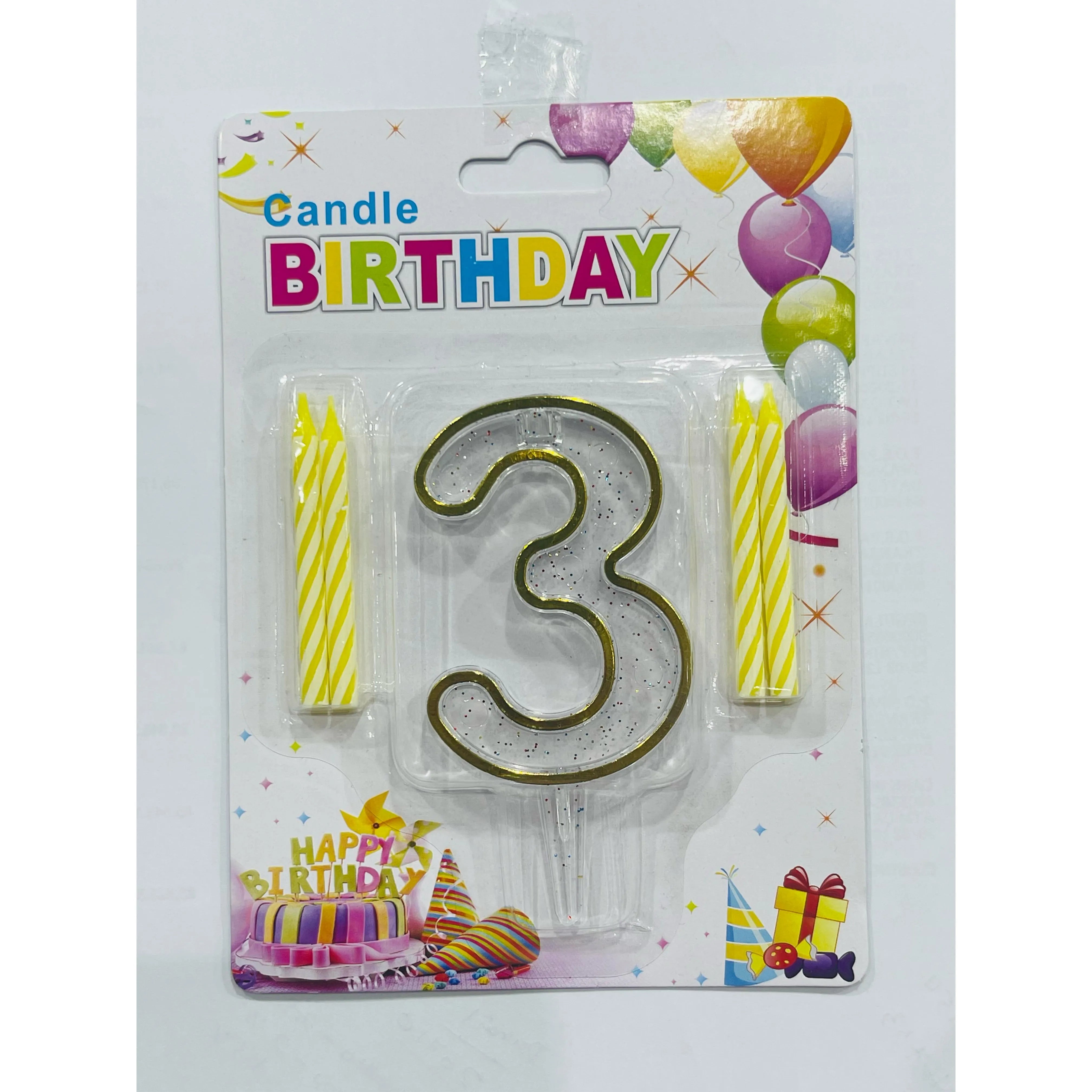 BIRTHDAY CANDLE NO 3