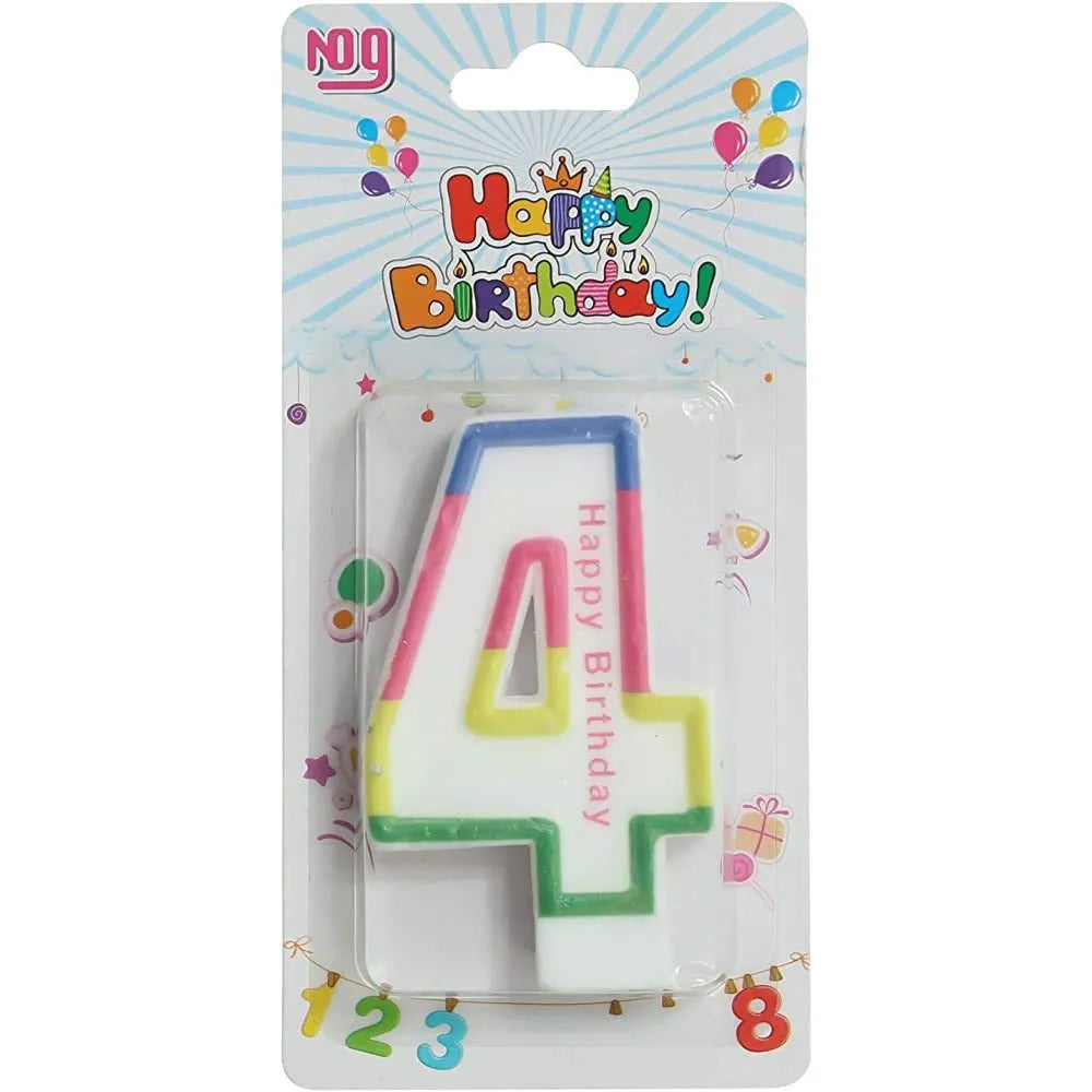 BIRTHDAY CANDLE NO 4
