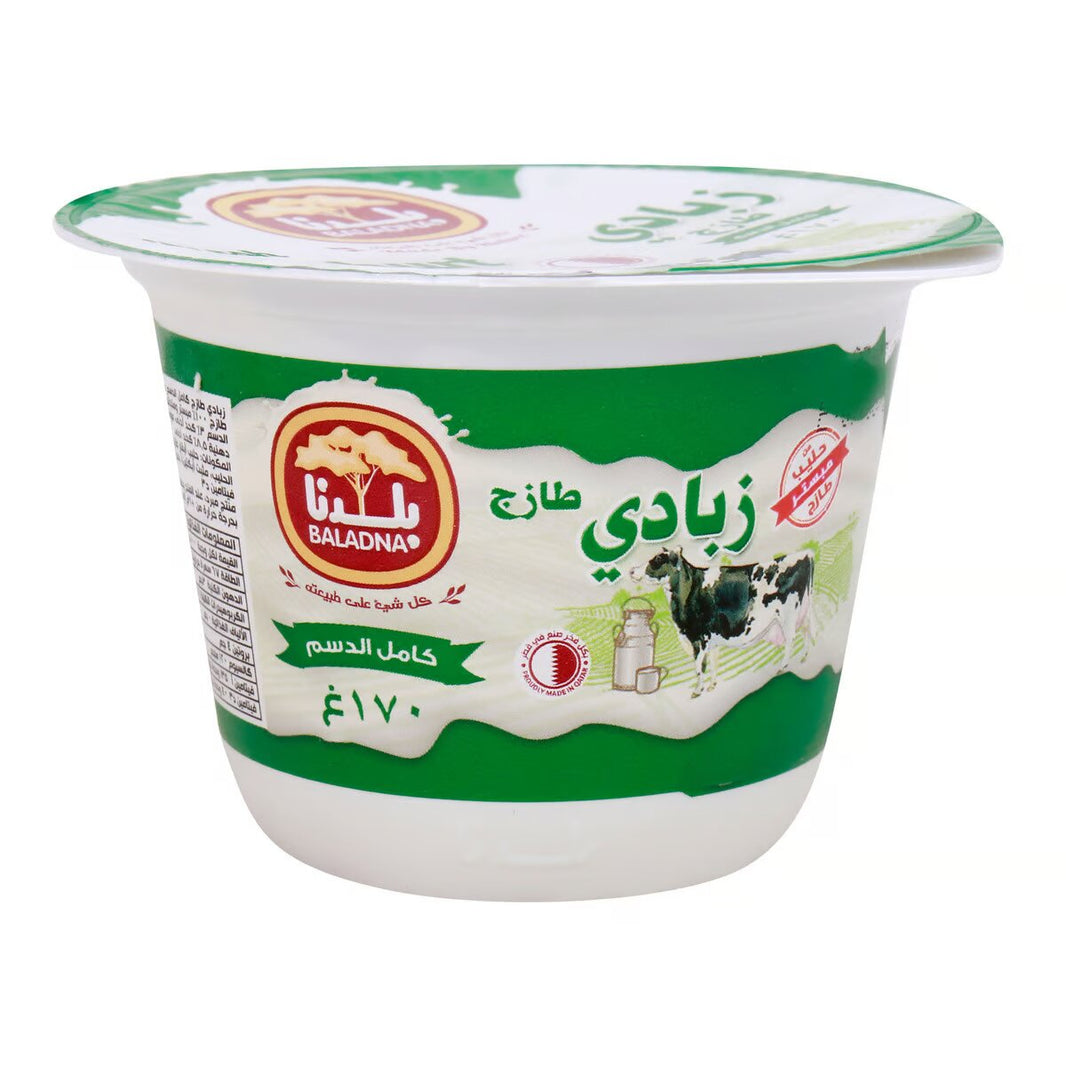 Baladna Full Fat Fresh Yoghurt, 170g
