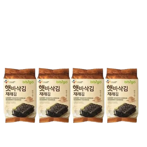 Bibigo Seaweed Laver Basak, 8x40g