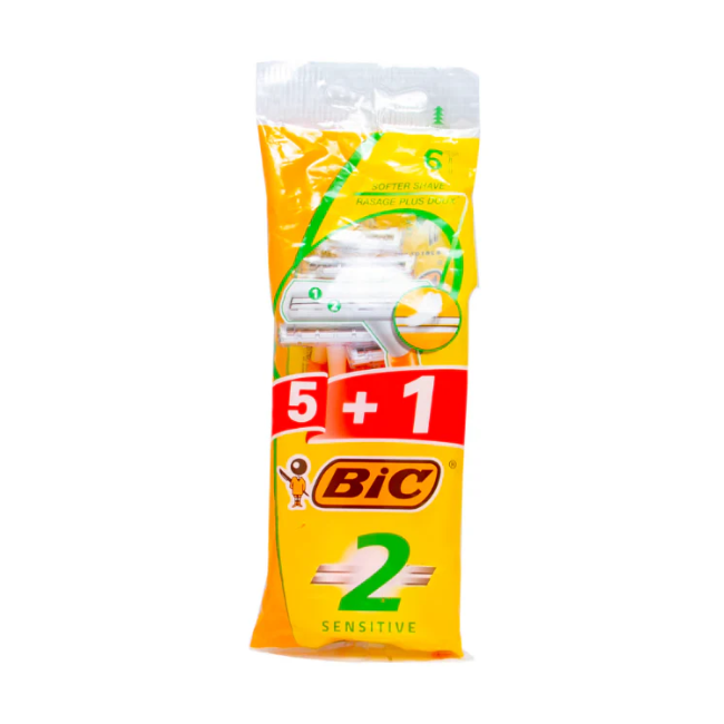 Bic Shaver Male 2 Sensitive 6 pcs