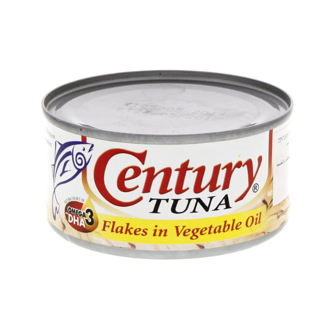 CENTURY TUNA FLAKES IN VEG OIL 180 GM