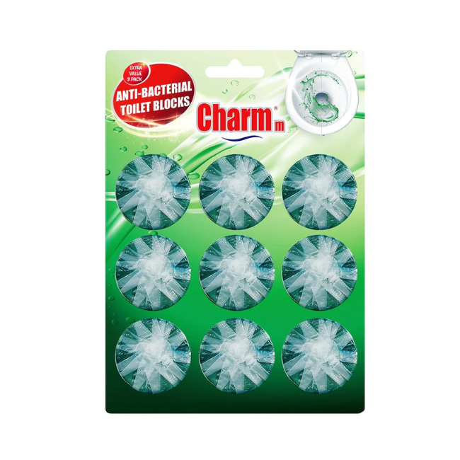 CHARMM ANTI BACTERIAL TOILET BLOCKS GREEN