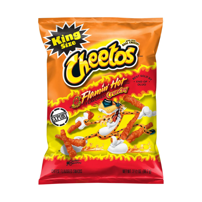 CHEETOS FLAMING HOT CRUNCHY 99.2 GM