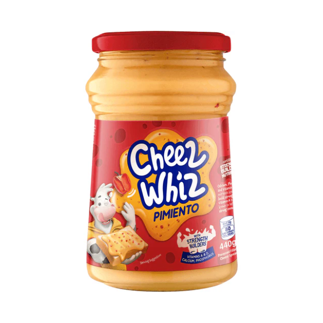 CHEEZ WHIZ PIMIENTO 440 GM