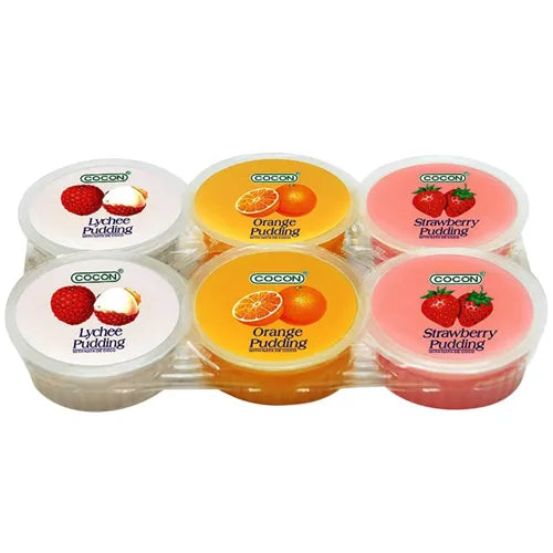 COCON PUDDING ASSORTED 6X80 GM