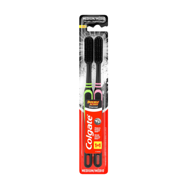 COLGATE DOUBLE ACTION CHARCOAL