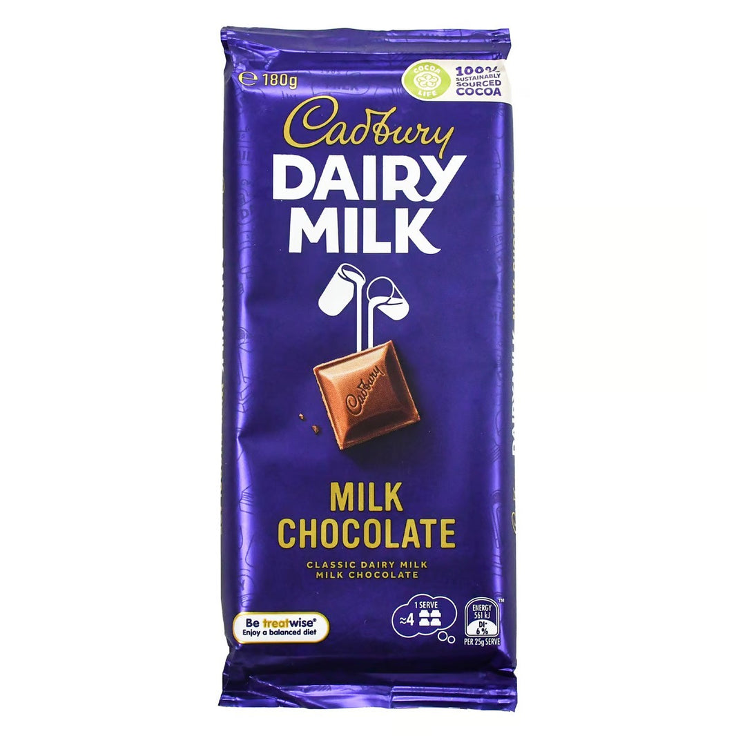Cadbury Dairy Milk Chocolate Tablet 180 g