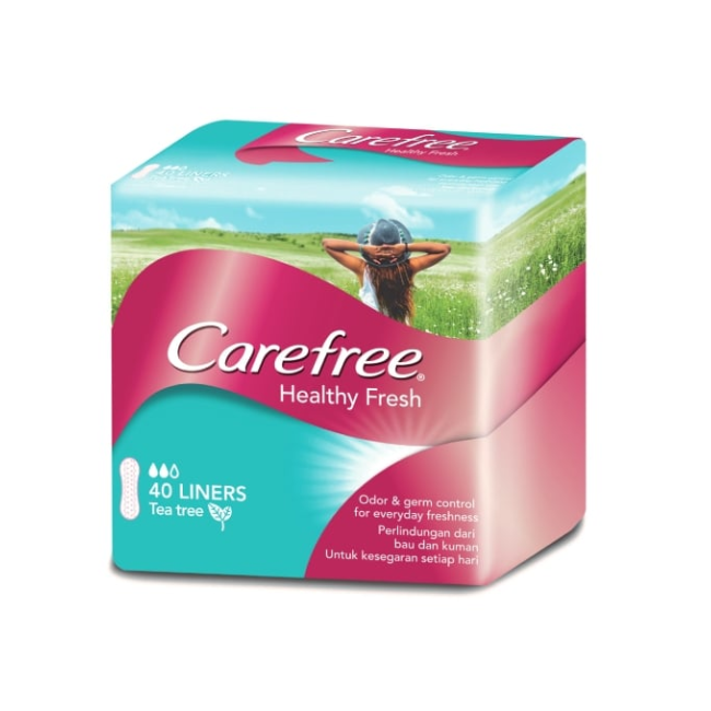 Carefree Healthy Fresh Panty Liners with Tea Tree Extracts