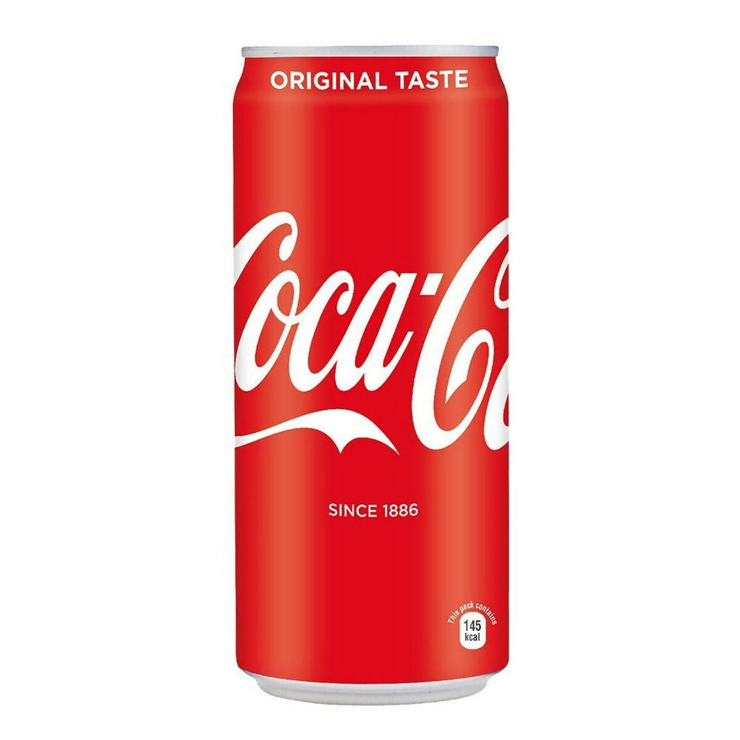 Coca-Cola Original Taste Carbonated Soft Drink Can, 330ml