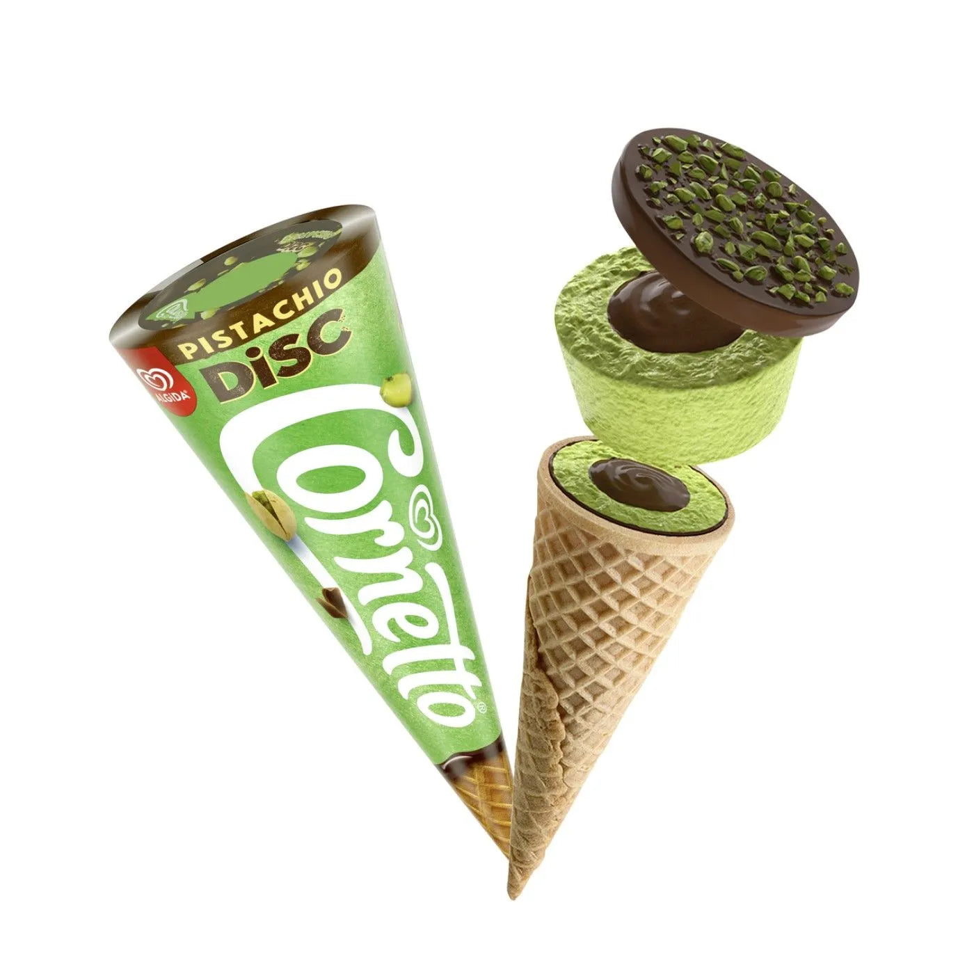 Cornetto Disk Pist-Choc Ice Cream 140 Ml