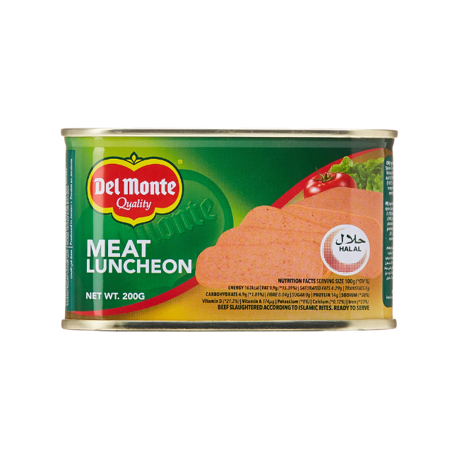 DELMONTE MEAT LUNCHEON 200 GM