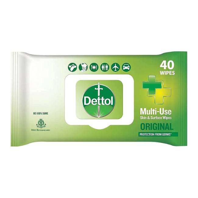 DETTOL WIPES ORGINEL 40WIPES