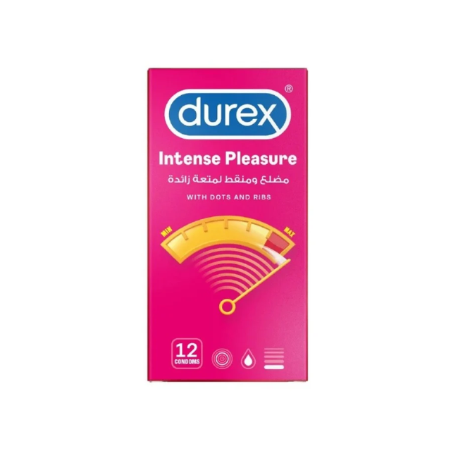 DUREX INTENSE PLEASURE CONDOM 12PCS