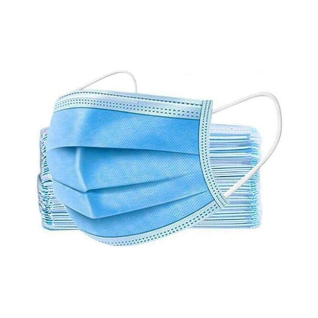 Disposable Protective Face Mask Blue Colour 50 pcs